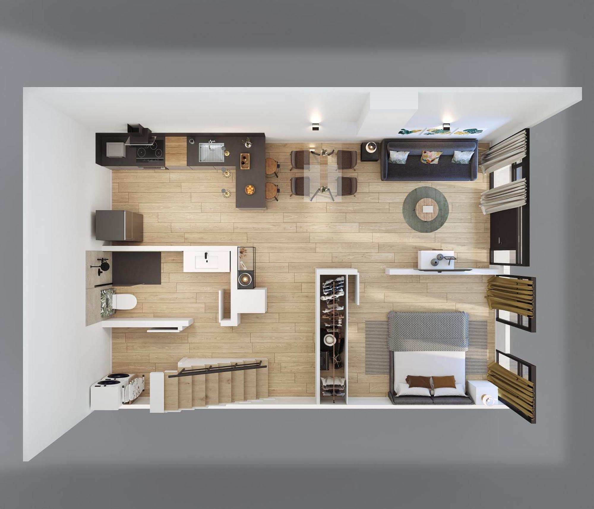 Apartamento Duplex Moderno Y Acogedor Junto A Atocha Madri